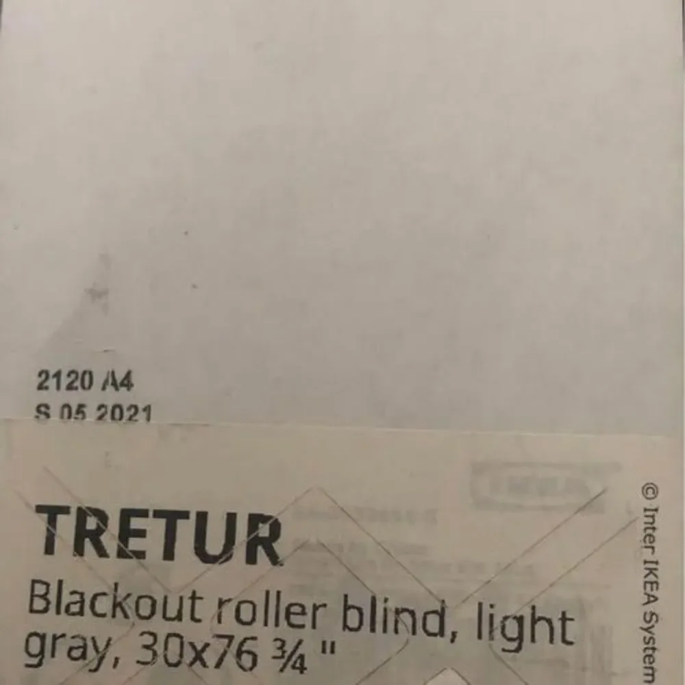 IKEA blinds grey